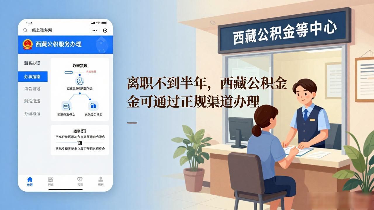 离职不到半年，西藏公积金真能找人代办吗？查清风险再决定