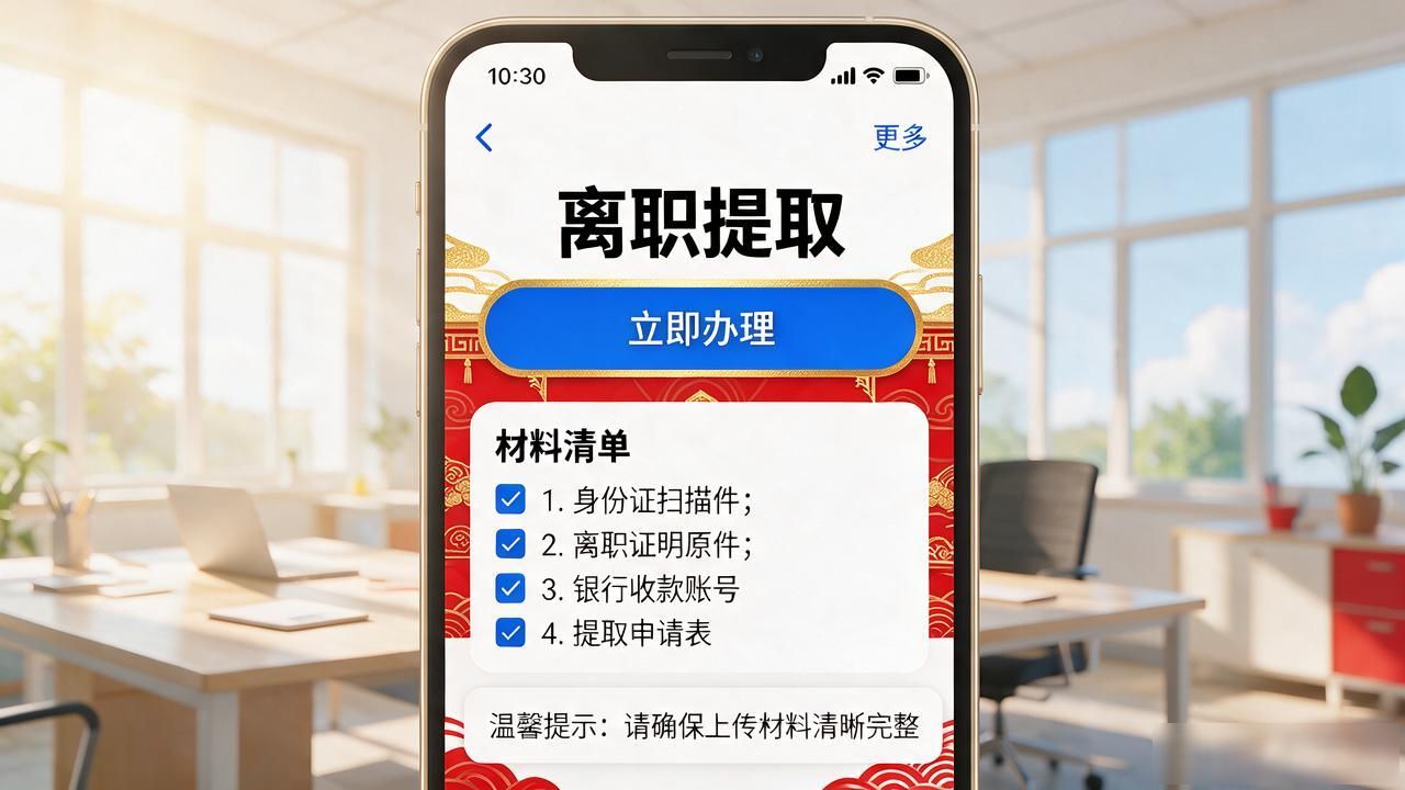 西藏公积金离职满半年提取，需要哪些手续材料才不用白跑一趟